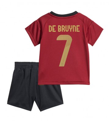 Belgien Kevin De Bruyne #7 Hemmakläder Barn EM 2024 Kortärmad (+ Korta byxor)
